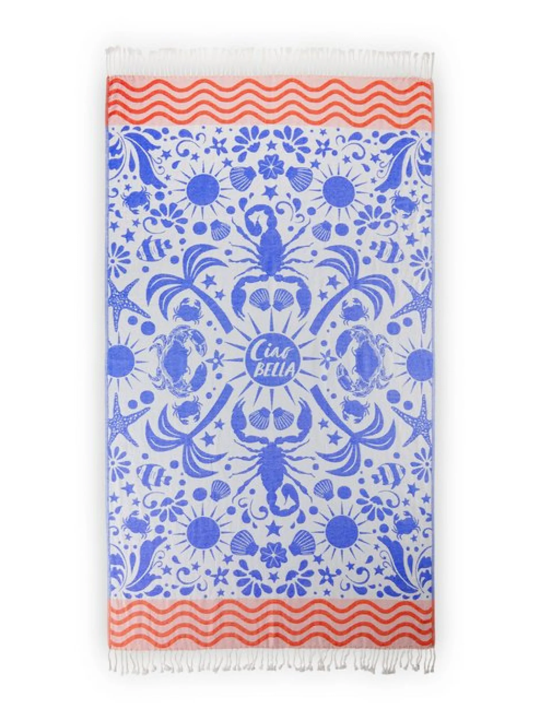 Codello Damen Strandtuch in blau