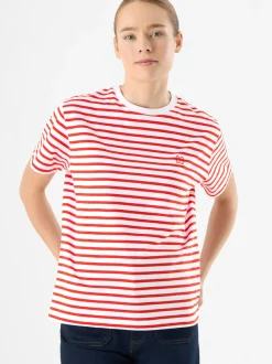 Codello Damen T-Shirt in rot - Ausschnitt: Rundhals