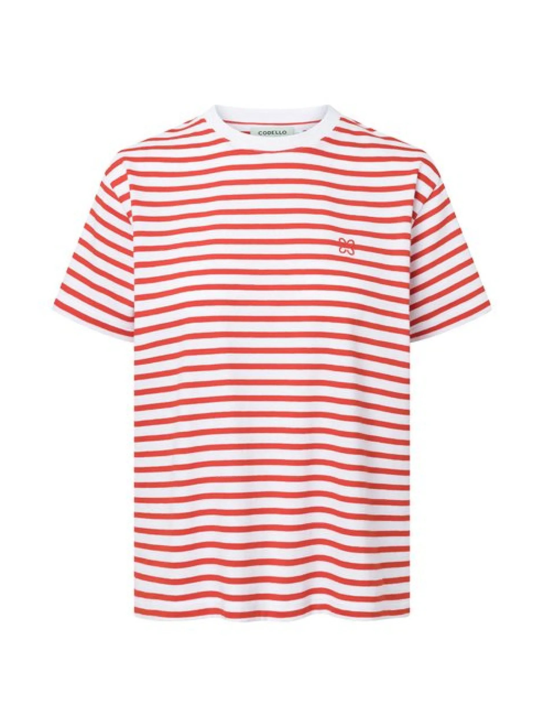 Codello Damen T-Shirt in rot - Ausschnitt: Rundhals
