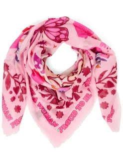 Codello Damen Tuch in rosa mehrfarbig