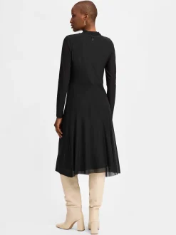 comma casual identity Damen Kleid in schwarz