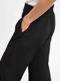 comma Damen Hose in schwarz - Länge: lang