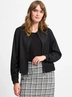 comma Damen Jacke in schwarz