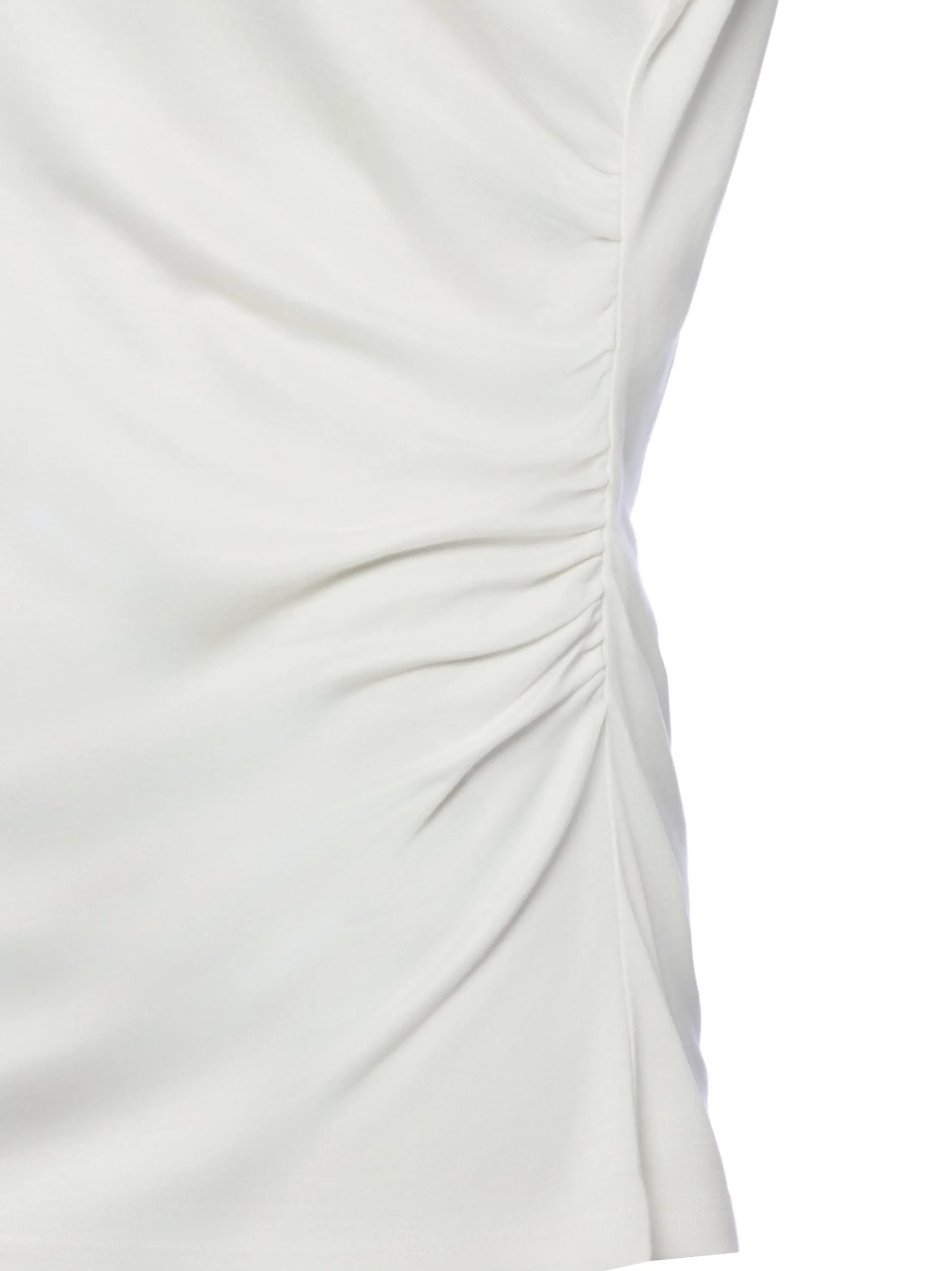 comma Damen Shirt in ecru - Ausschnitt: Wasserfall