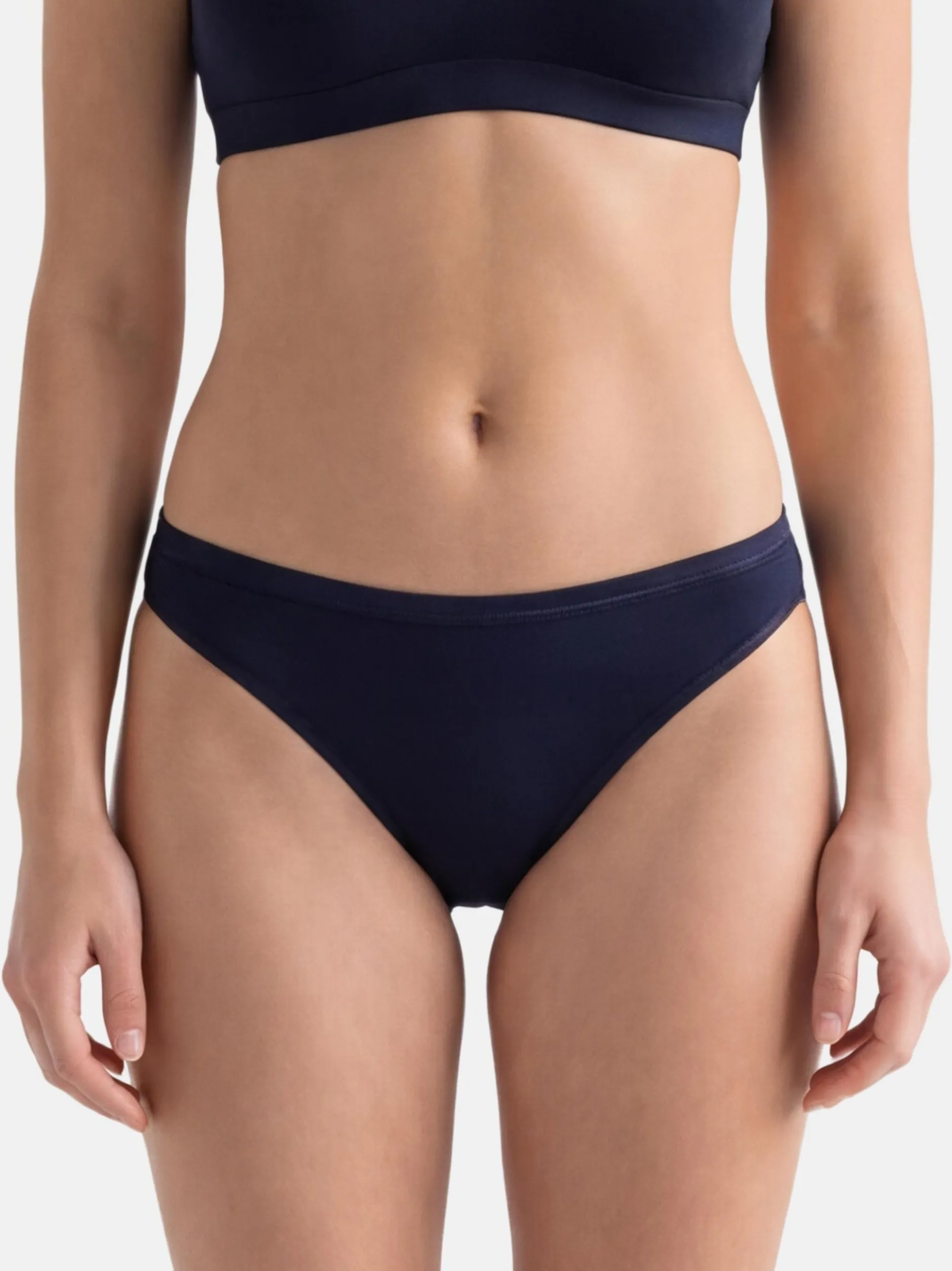 con-ta Damen Bikinislip - 6er Pack Modal in blau