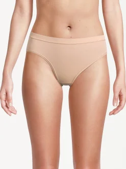 con-ta Damen Midi Slip - 6er Pack Feinripp in beige
