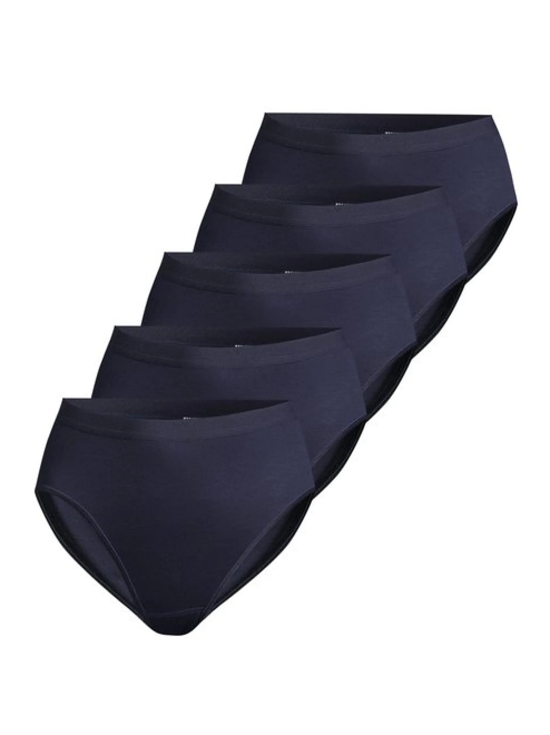 con-ta Damen Taillen Slip - 5er Pack Modal in blau
