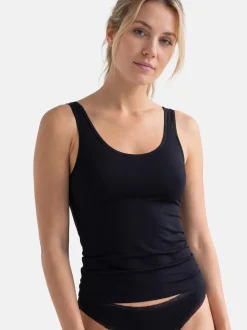 con-ta Damen Unterhemd - 6er Pack Modal in blau
