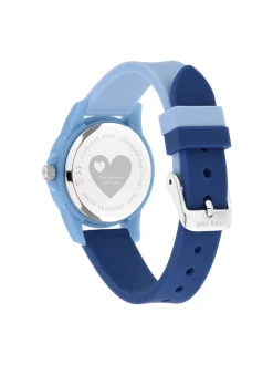 Cool Time Mädchen Armbanduhr - The Cool Red Apple in blau