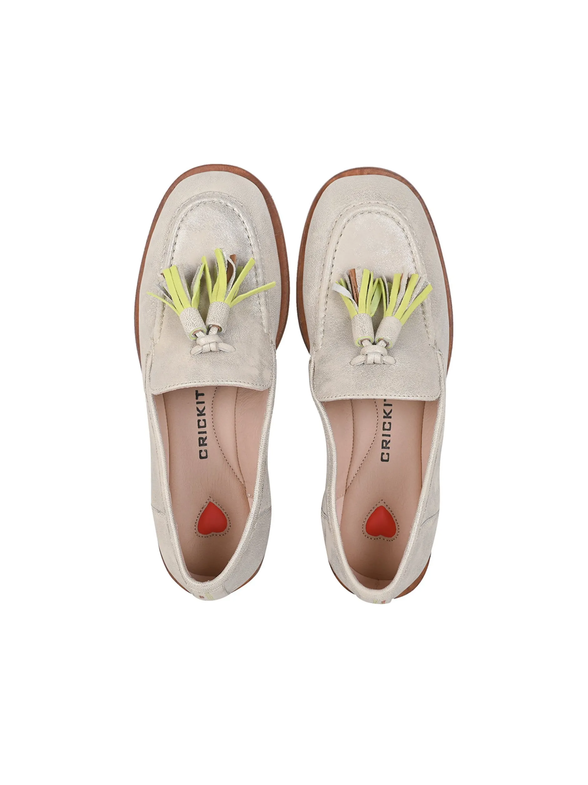 Crickit Damen Halbschuh - REIKE in grün oliv