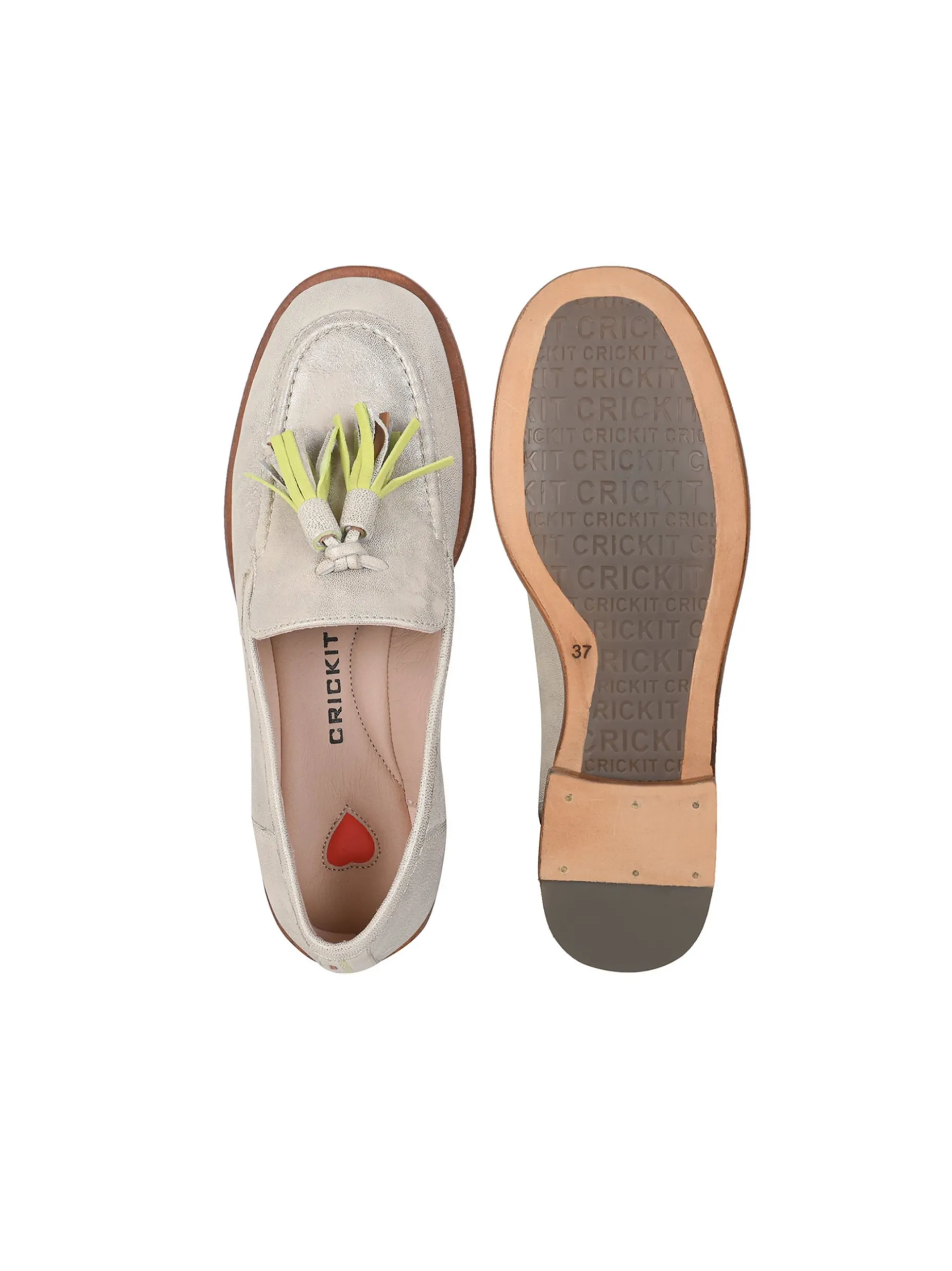 Crickit Damen Halbschuh - REIKE in grün oliv