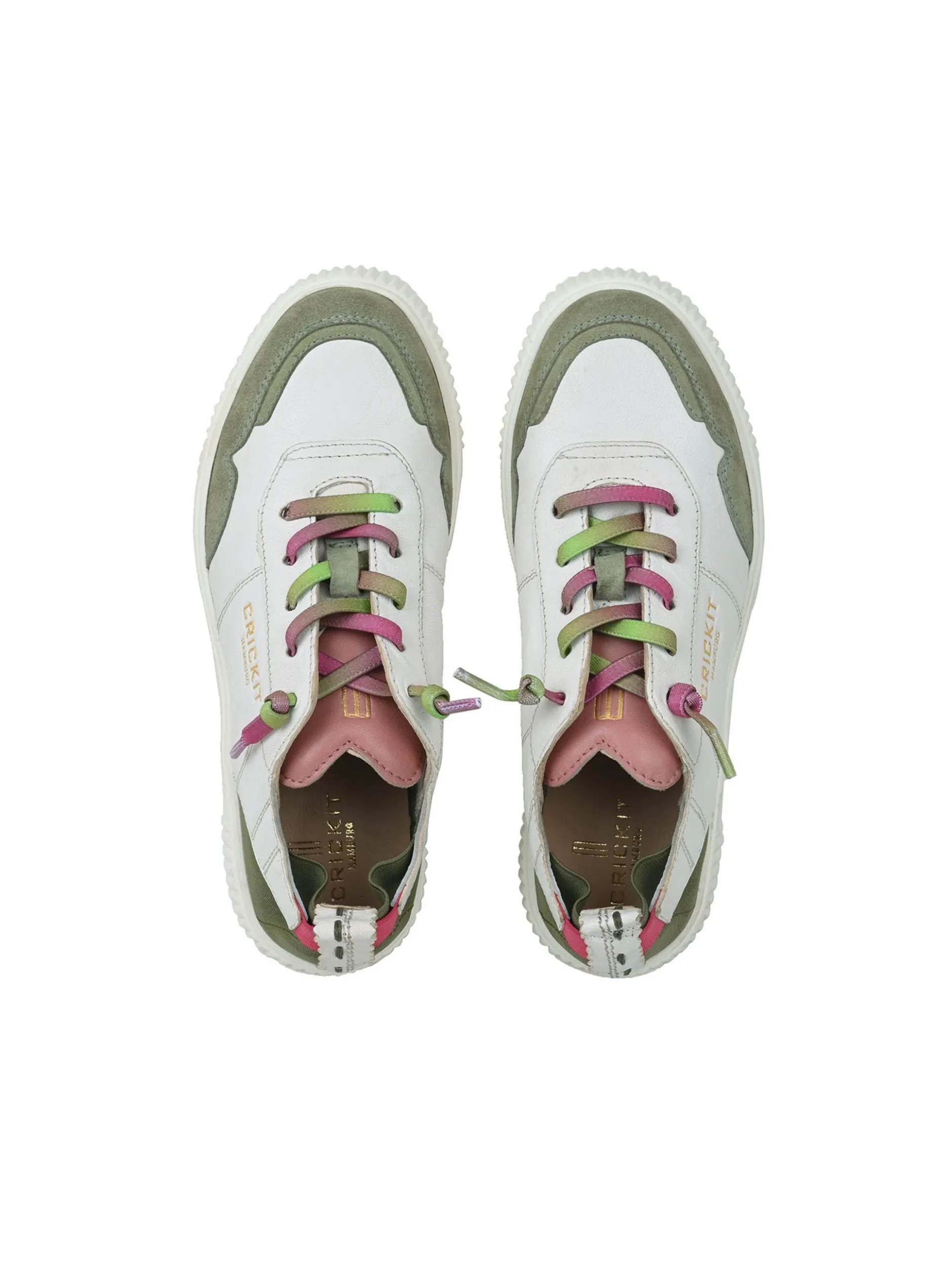 Crickit Damen Sneaker - OAKLI in weiß oliv