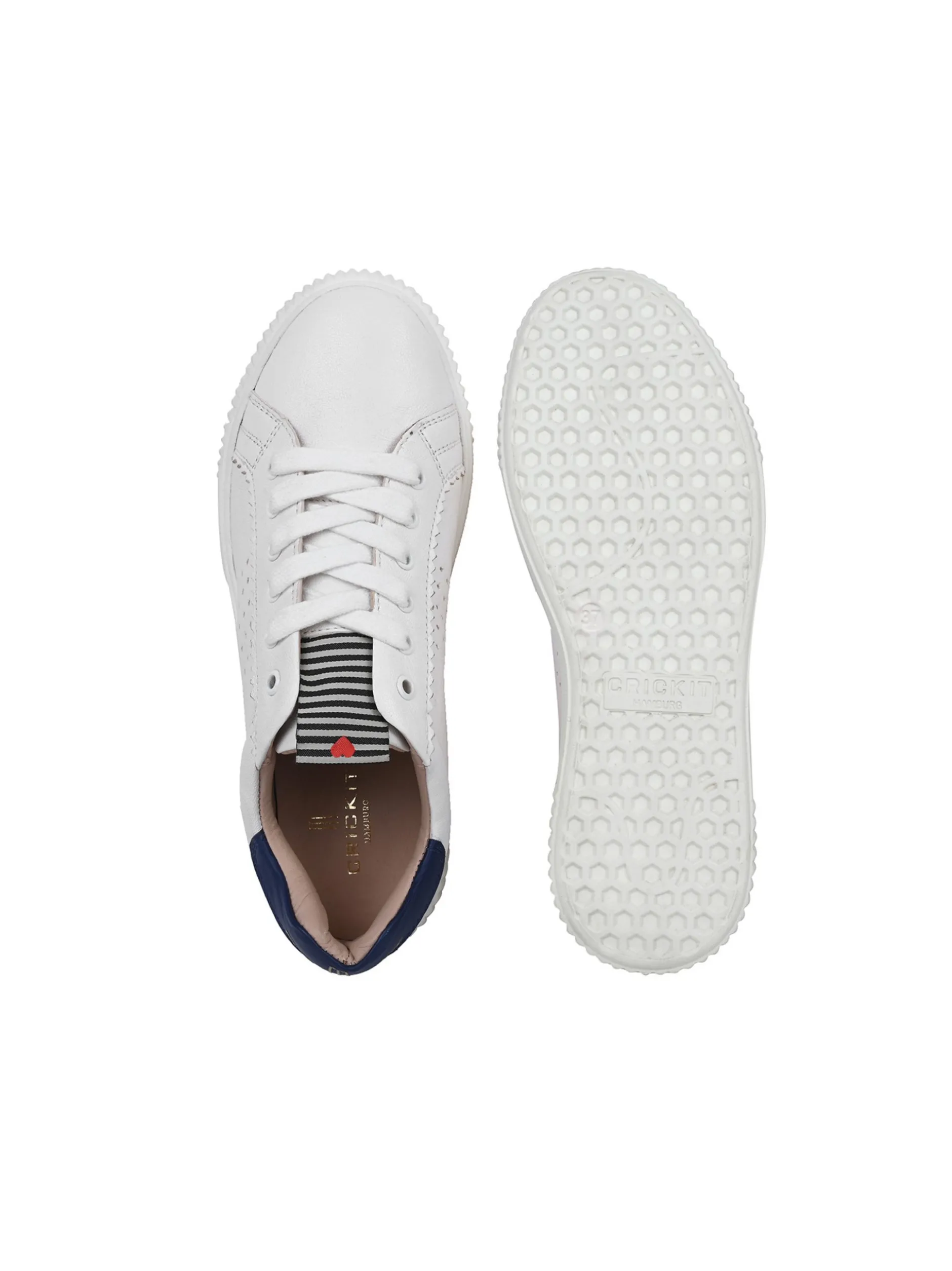 Crickit Damen Sneaker - TITO in weiß blau