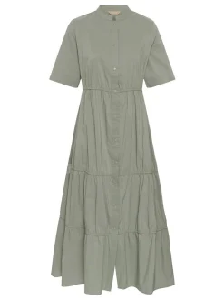 Culture Damen Kleid CUbreathe in grün