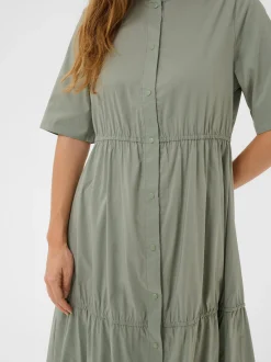 Culture Damen Kleid CUbreathe in grün