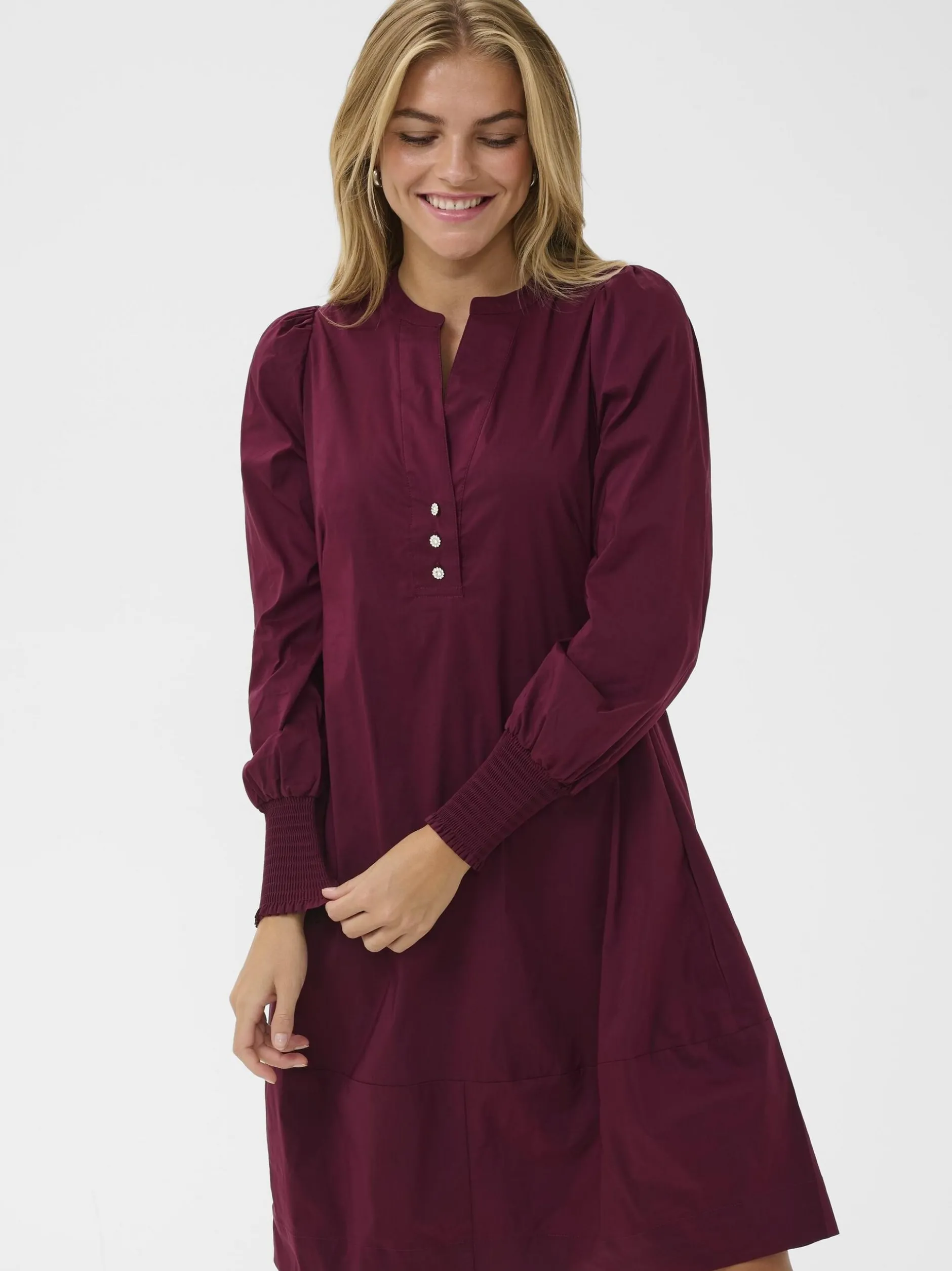 Culture Damen Kleid CUloretta in bordeaux