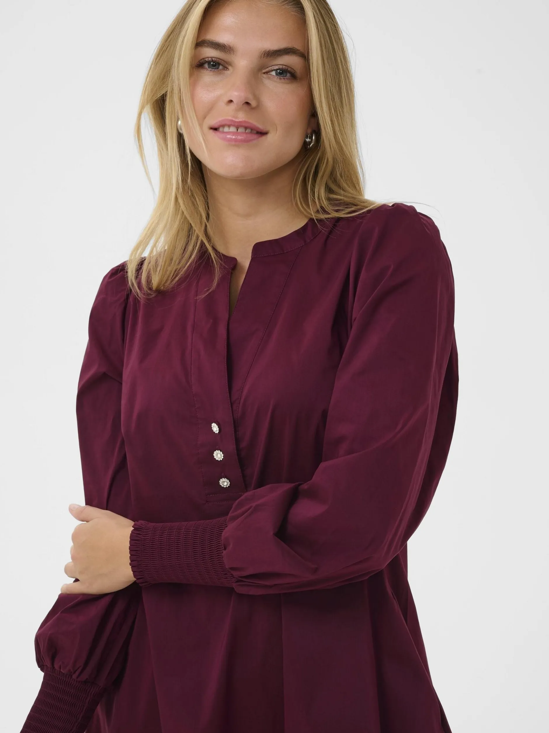 Culture Damen Kleid CUloretta in bordeaux