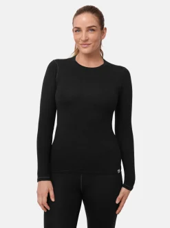DANISH ENDURANCE Damen Langarmshirt in schwarz