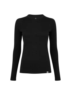 DANISH ENDURANCE Damen Langarmshirt in schwarz