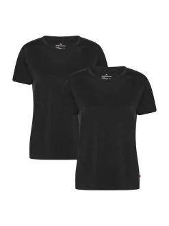 DANISH ENDURANCE Damen T-Shirt in schwarz
