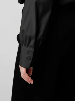 DESOTO Damen Bluse - Lizzy in schwarz - Ärmel: langarm