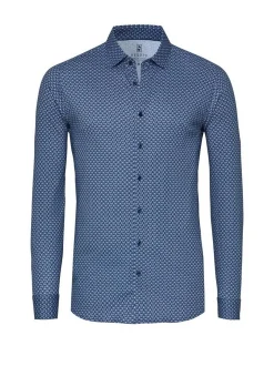 DESOTO Herren Hemd Casual Kent 1/1 in blau