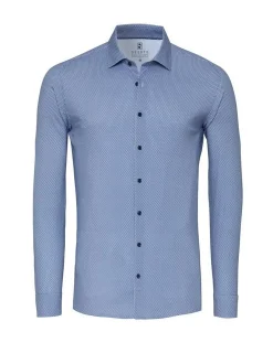 DESOTO Herren Hemd Casual Kent 1/1 in blau