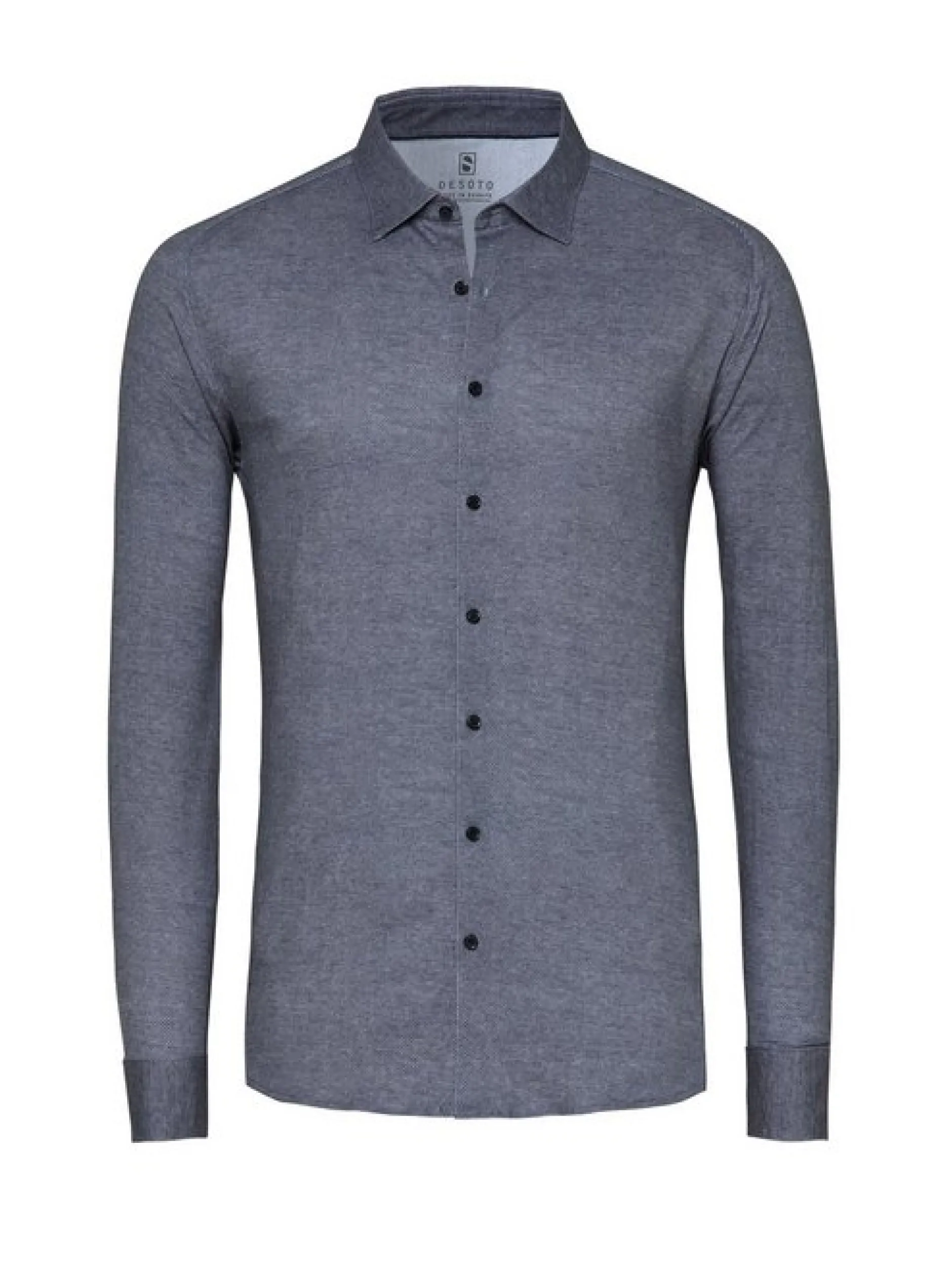 DESOTO Herren Hemd Casual Kent 1/1 in grau