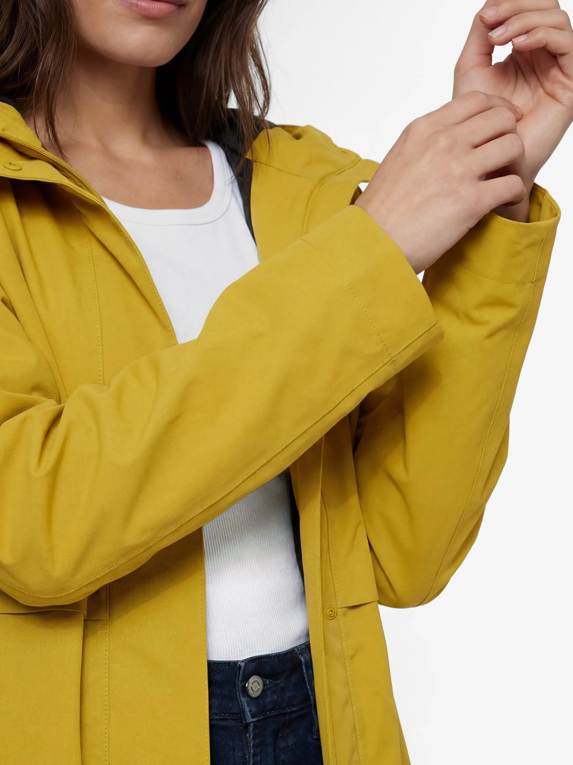 Didriksons Damen Regenjacke in mais