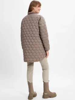 Didriksons Damen Steppjacke - Betina in taupe