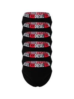 Diesel Damen Slip 6er Pack in schwarz