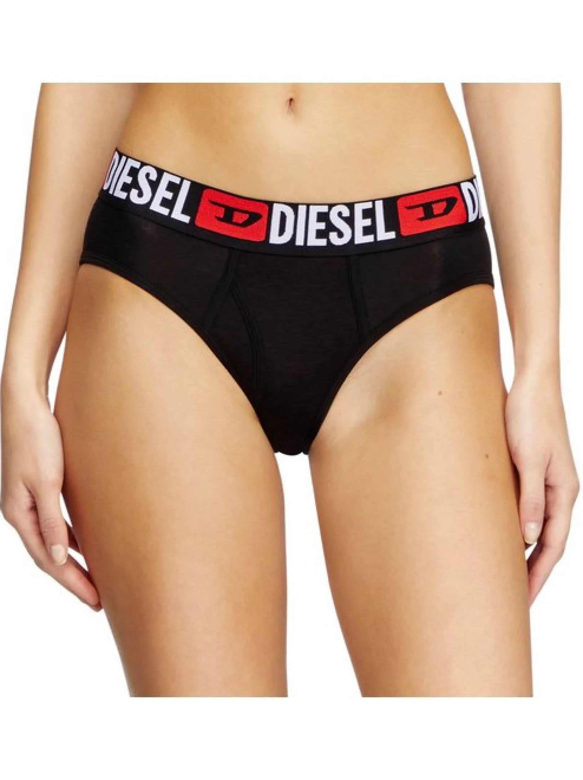 Diesel Damen Slip 6er Pack in schwarz