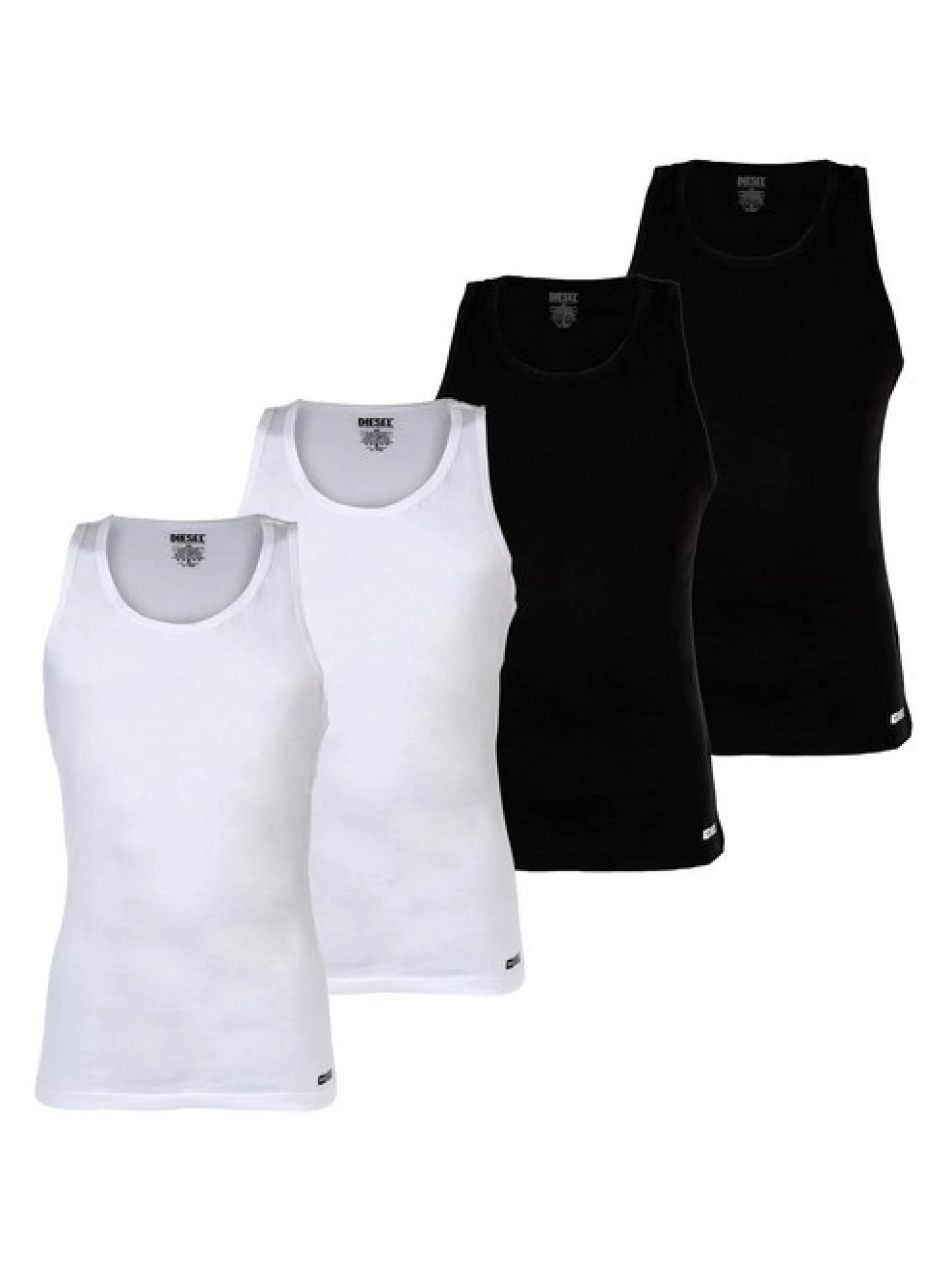 Diesel Herren Unterhemd 4er Pack in mehrfarbig