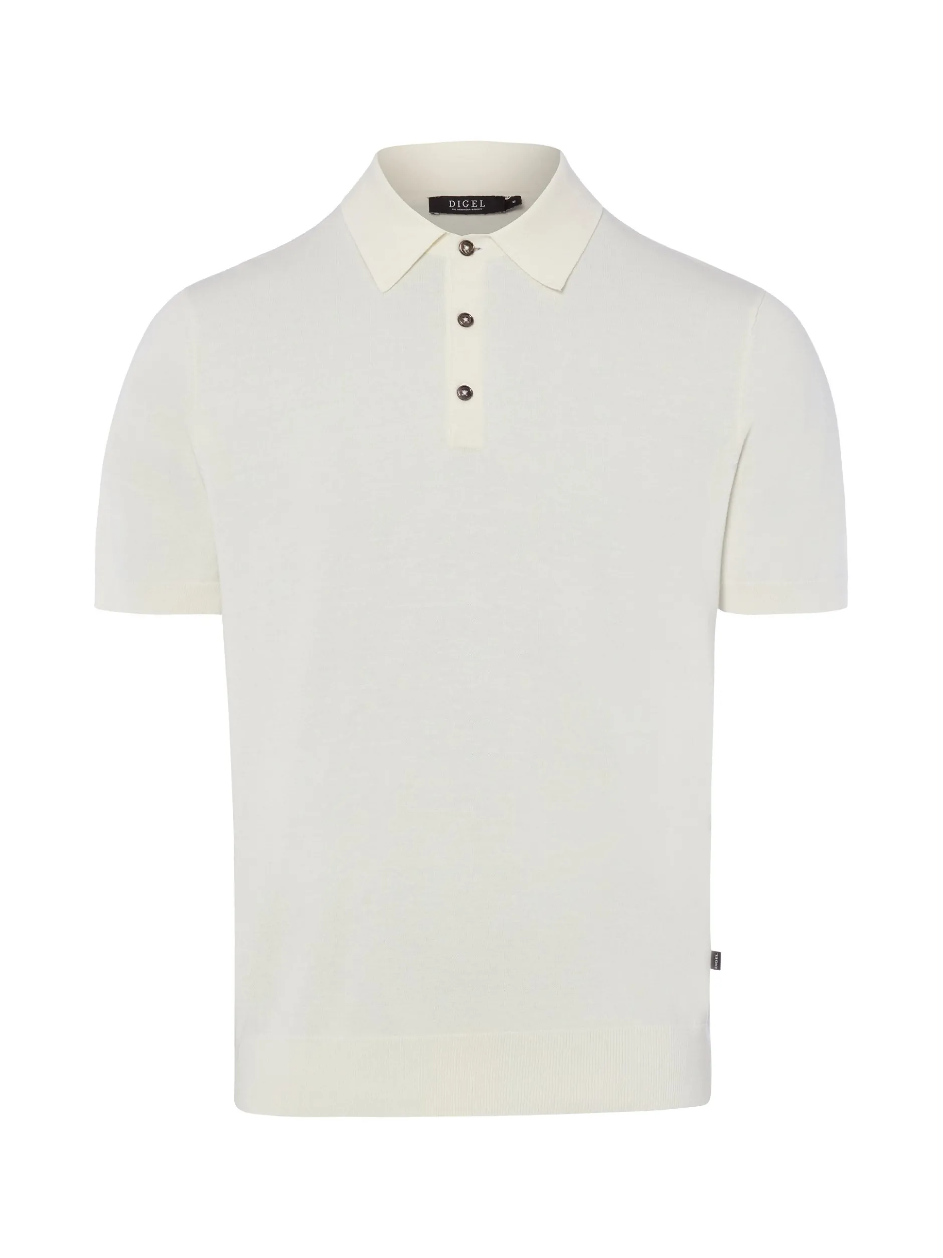 Digel Herren Strick-Poloshirt - Damy in ecru