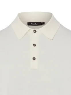 Digel Herren Strick-Poloshirt - Damy in ecru
