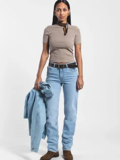 Dr. Denim Damen Jeans – Arch in bleached
