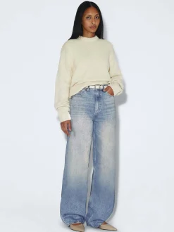 Dr. Denim Damen Jeans – Donna High Relaxed Jeans in light stone