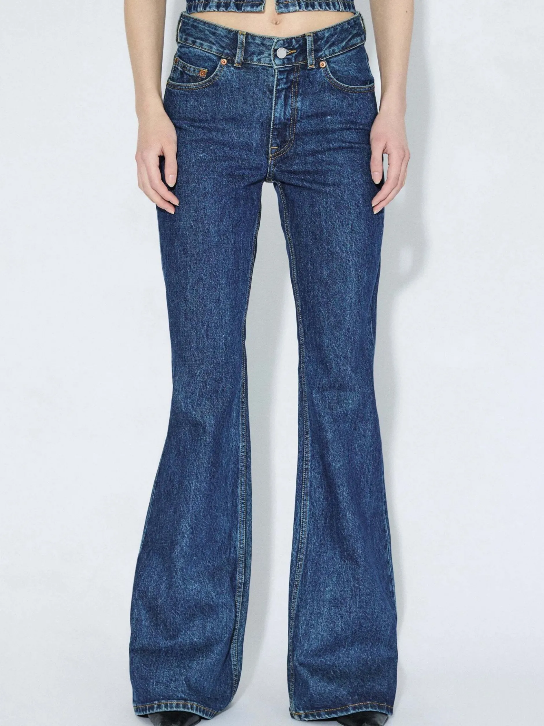 Dr. Denim Damen Jeans – Elba Mid Bootcut in denim