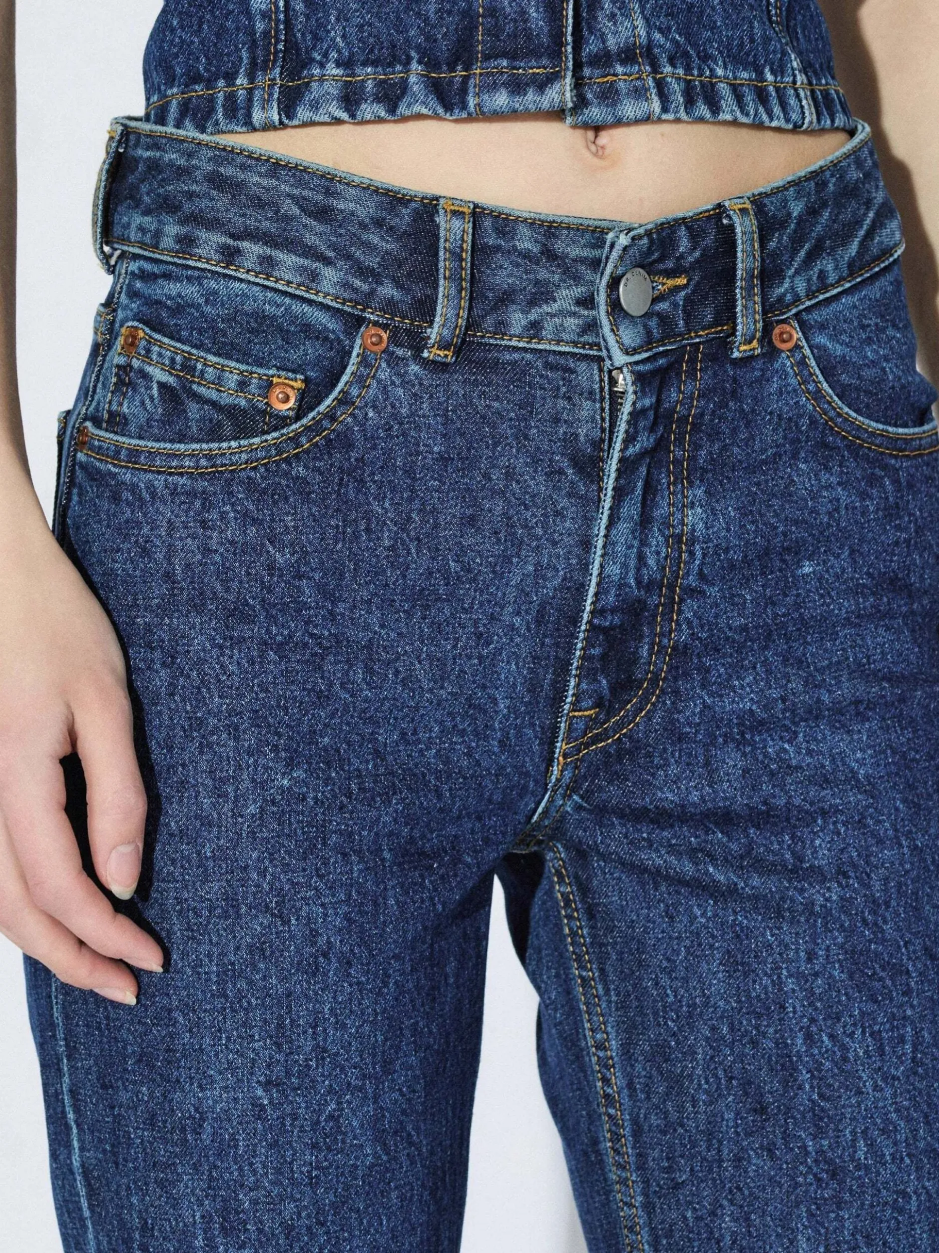 Dr. Denim Damen Jeans – Elba Mid Bootcut in denim