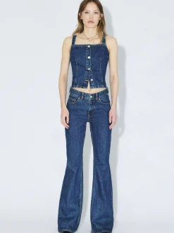 Dr. Denim Damen Jeans – Elba Mid Bootcut in denim