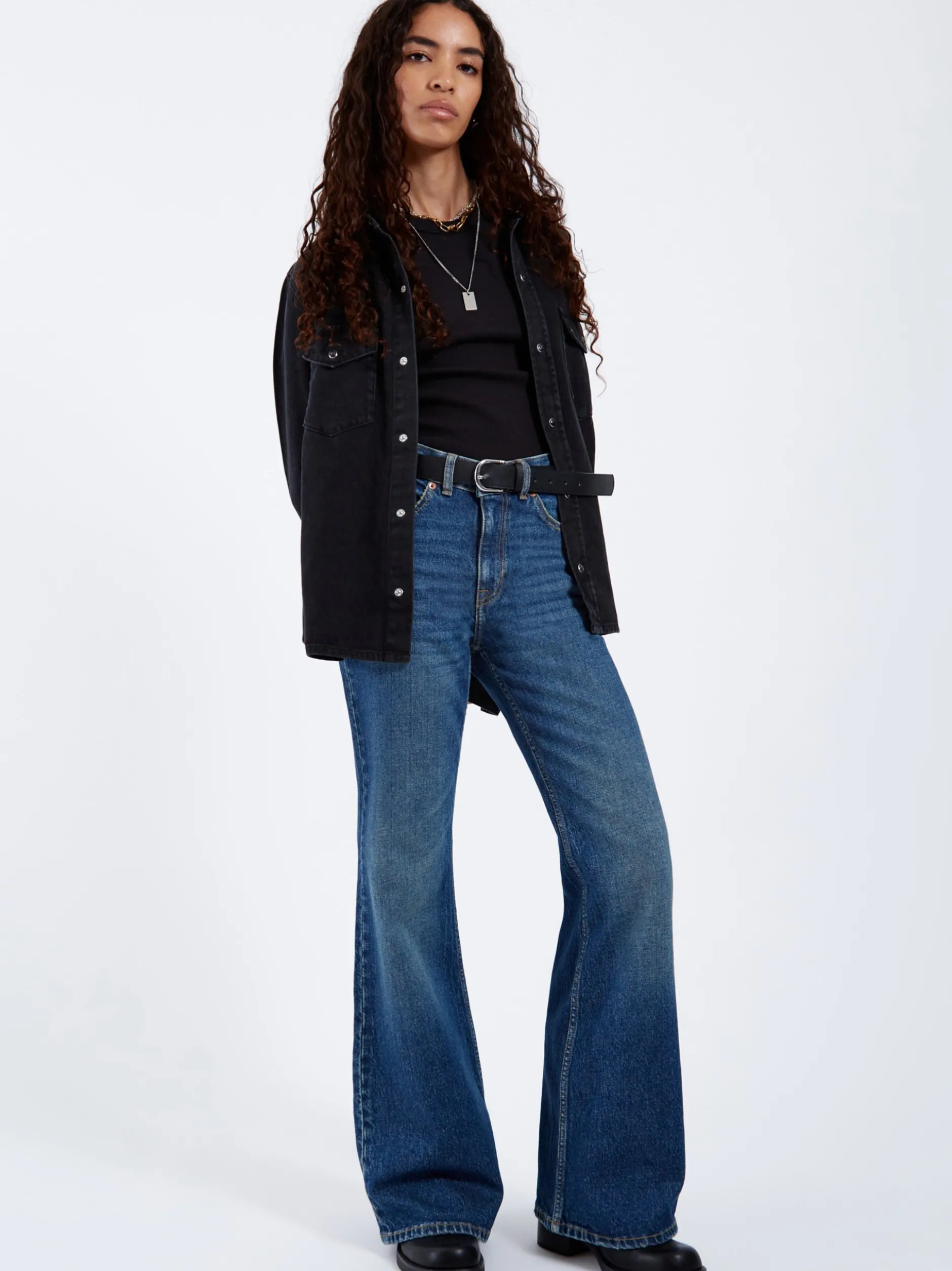 Dr. Denim Damen Jeans – Elba Mid Bootcut in denim