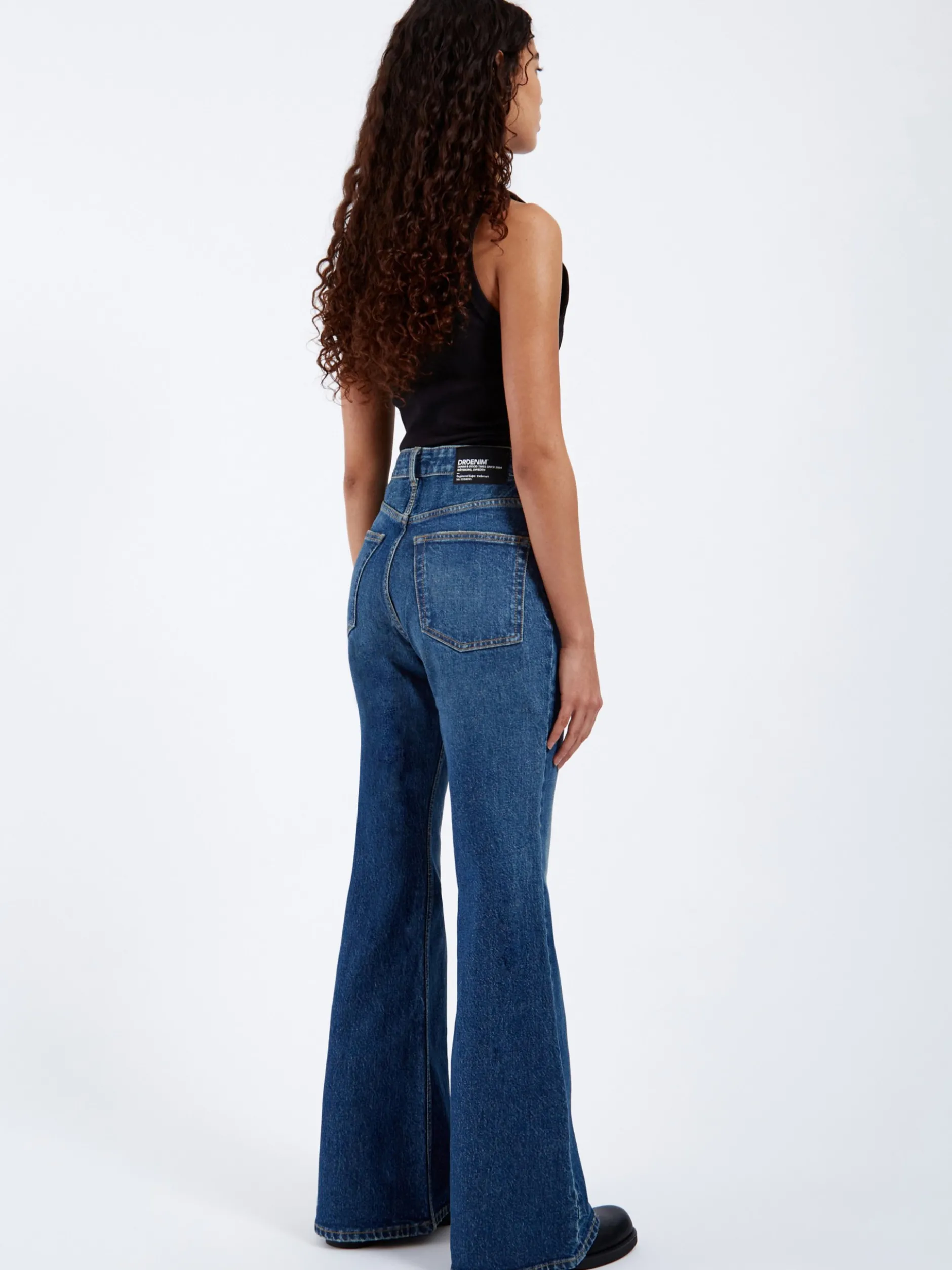 Dr. Denim Damen Jeans – Elba Mid Bootcut in denim