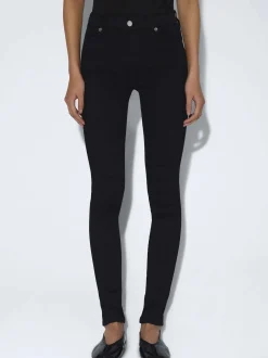 Dr. Denim Damen Jeans – Lexy Mid Skinny in schwarz