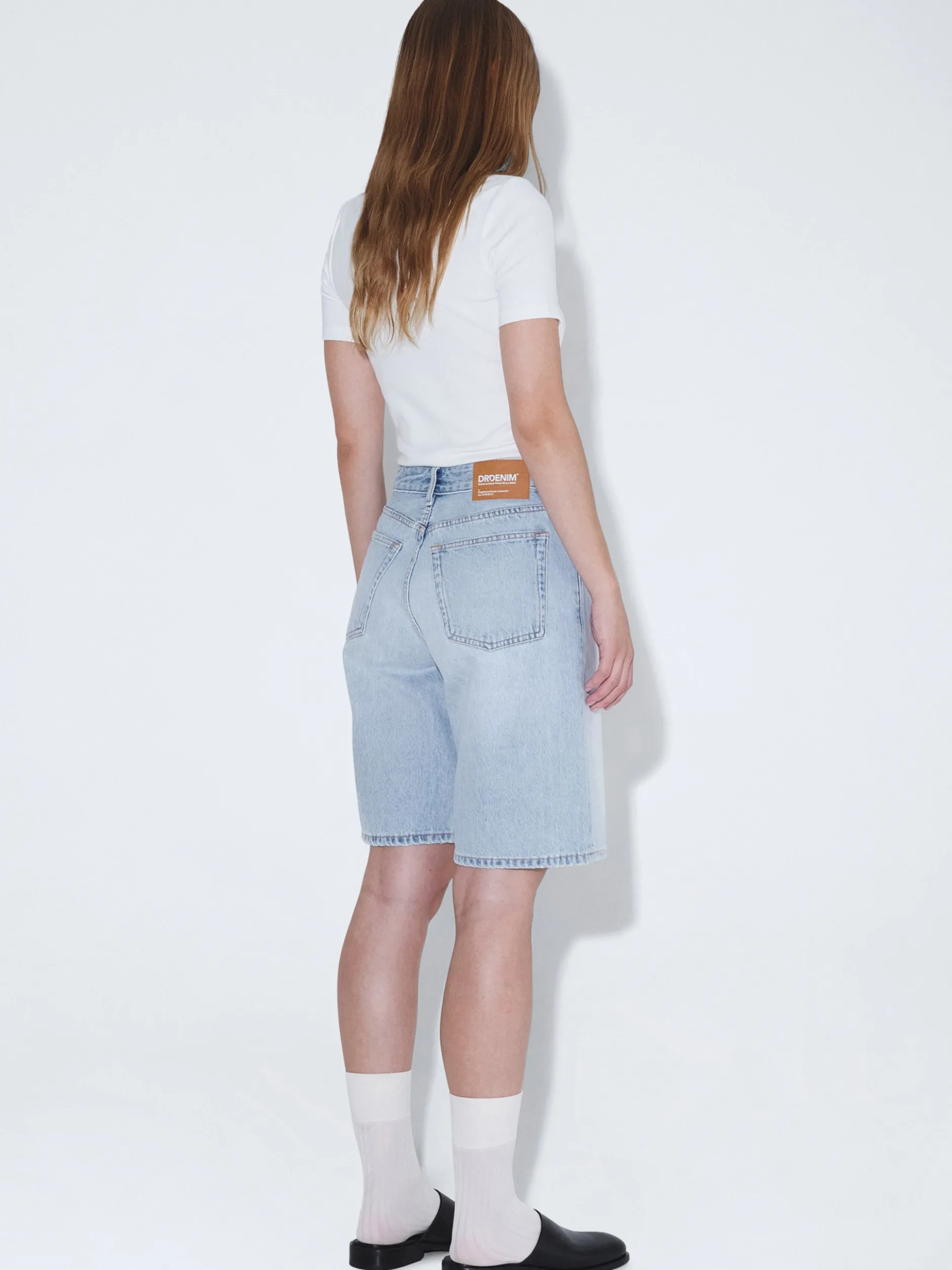 Dr. Denim Damen Shorts – Asra in bleached