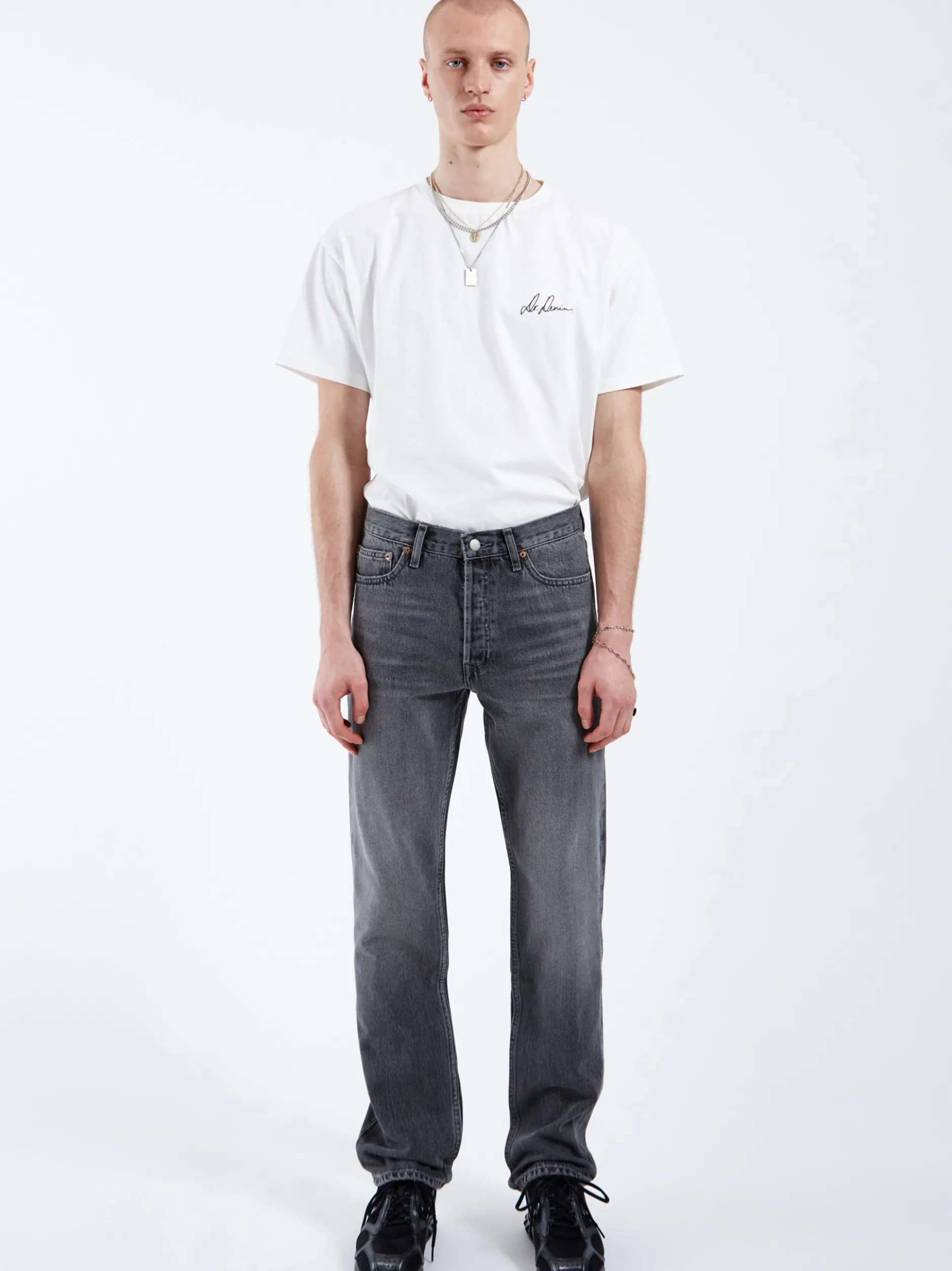 Dr. Denim Herren Jeans – Dash Straight in grau