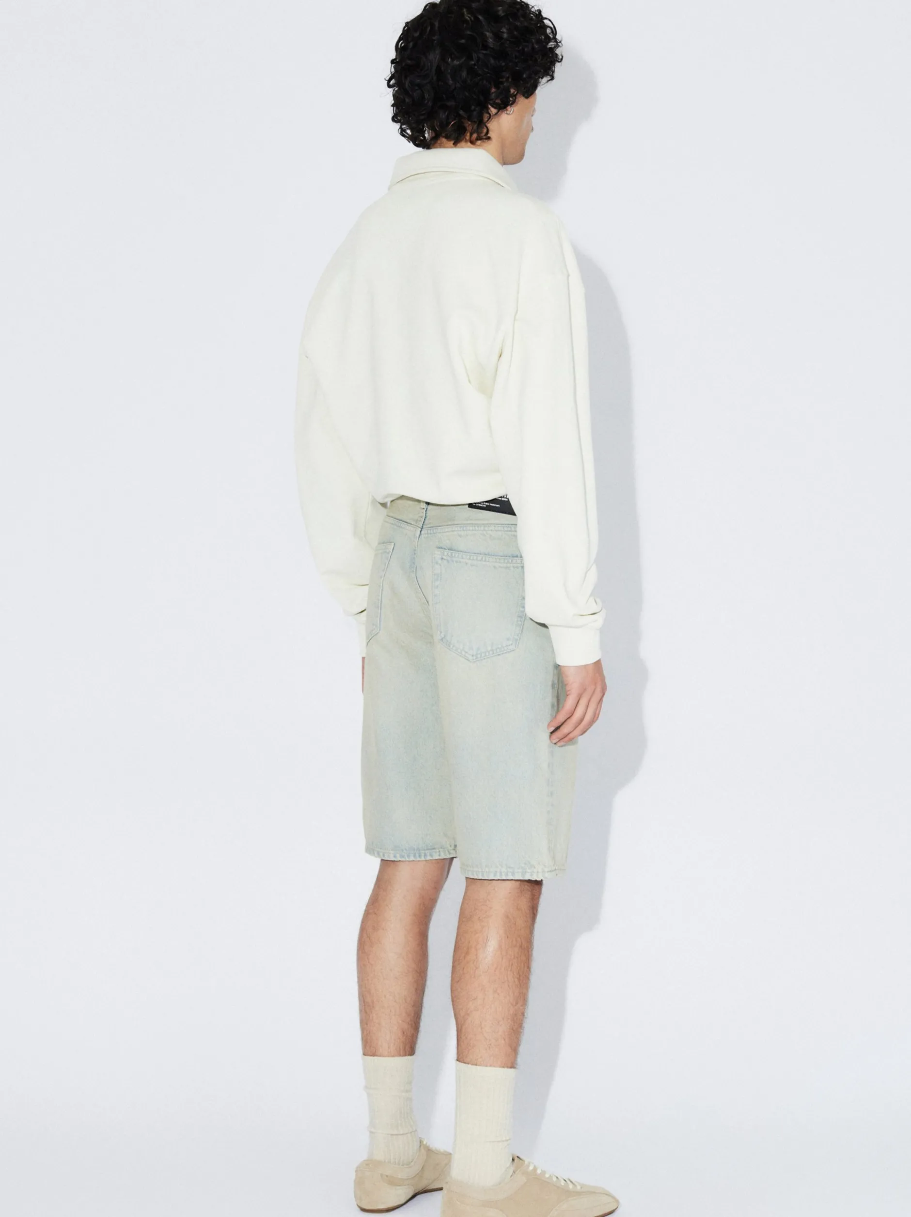 Dr. Denim Herren Shorts – Omar in bleached