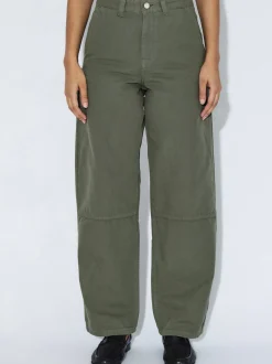 Dr. Denim Unisex Hose – Roh Pants in grün