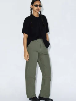 Dr. Denim Unisex Hose – Roh Pants in grün