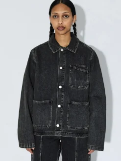 Dr. Denim Unisex Jacke – Evon Worker in schwarz