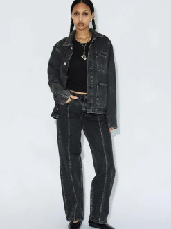 Dr. Denim Unisex Jacke – Evon Worker in schwarz